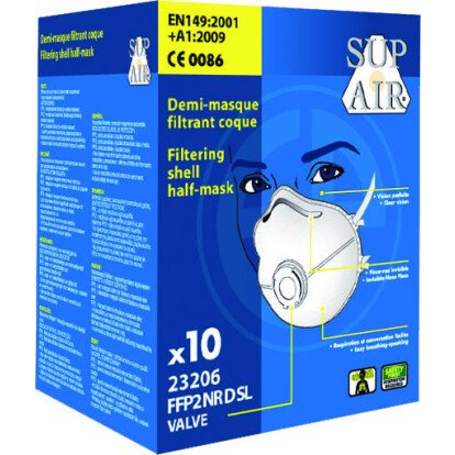 Masque FFP2 pliable sans valve