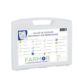 Armoire à pharmacie 1 porte en tôle vide - Ifarmor ARM 4001 MV