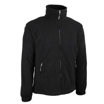 Veste polaire noire 270-280 g/m²