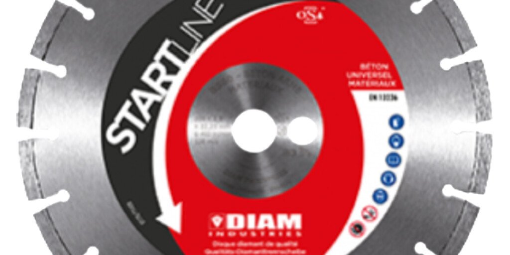 Disque diamant Start Line béton brique Ø125 mm X Lock Diam Industries
