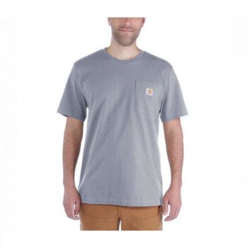 T-shirt Pocket Manches courtes Gris Homme