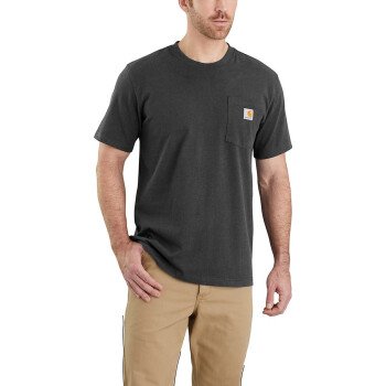 T-shirt Pocket Manches courtes Gris foncé Homme