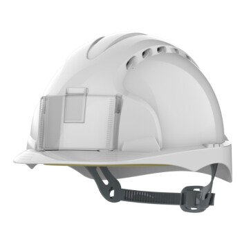 Casque EVO®2 Badge ventilé - serrage glissière - blanc