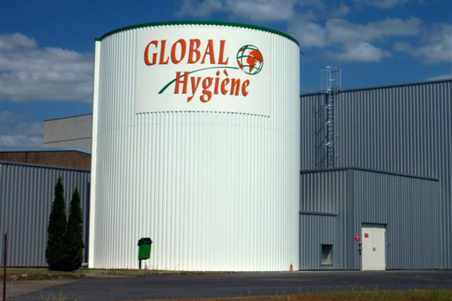 Usine de Global Hygiène à Auxonne